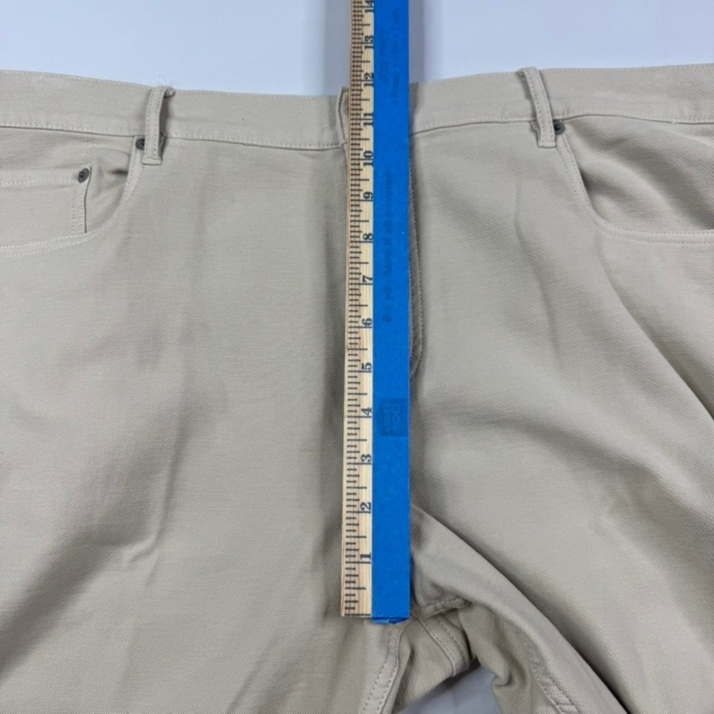Faherty 5-Pocket Pants Mens 40x31 Khaki Tan Straight Leg Stretch Twill - Picture 10 of 11